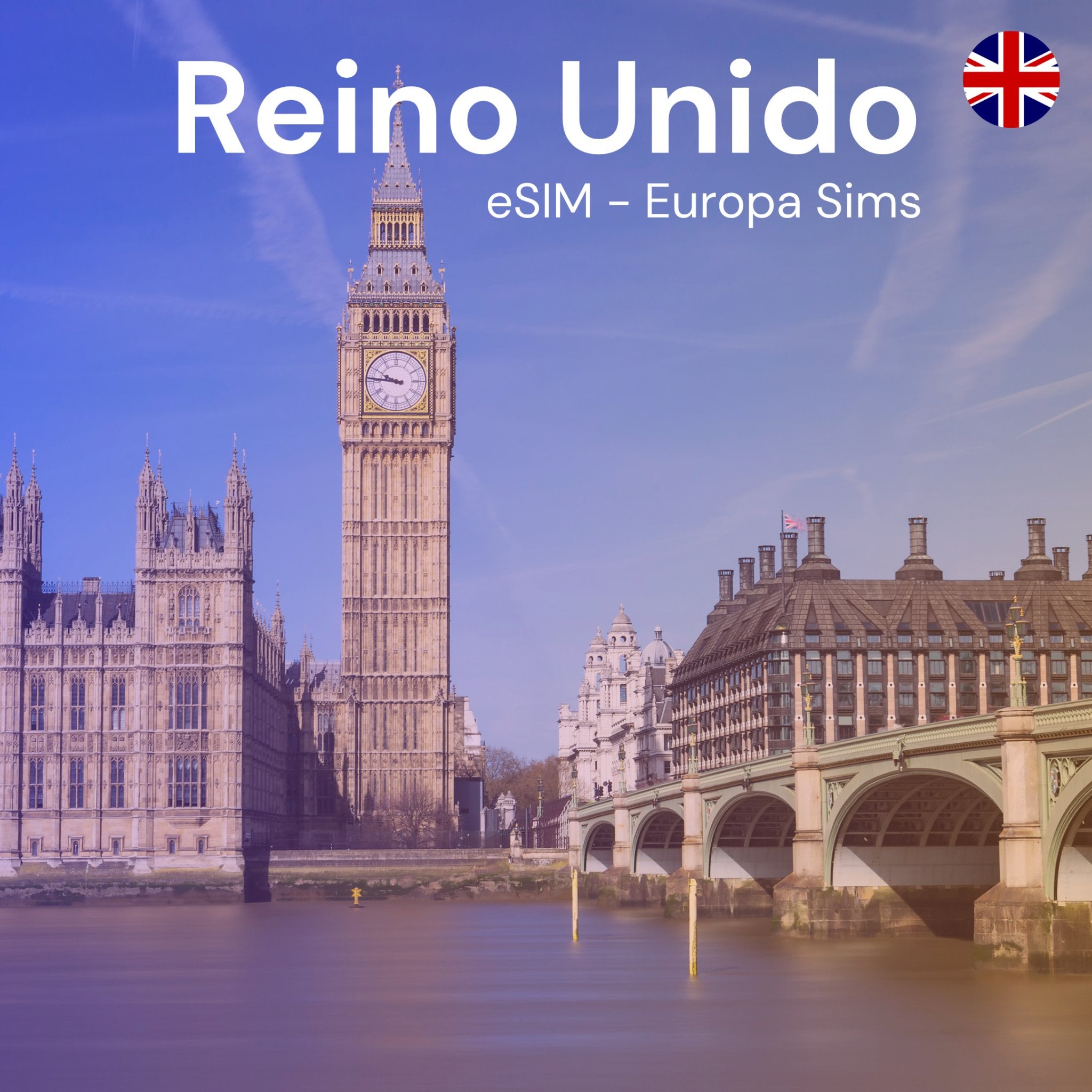 Reino unido eSIM - Internet en tu celular - Europa SIMs